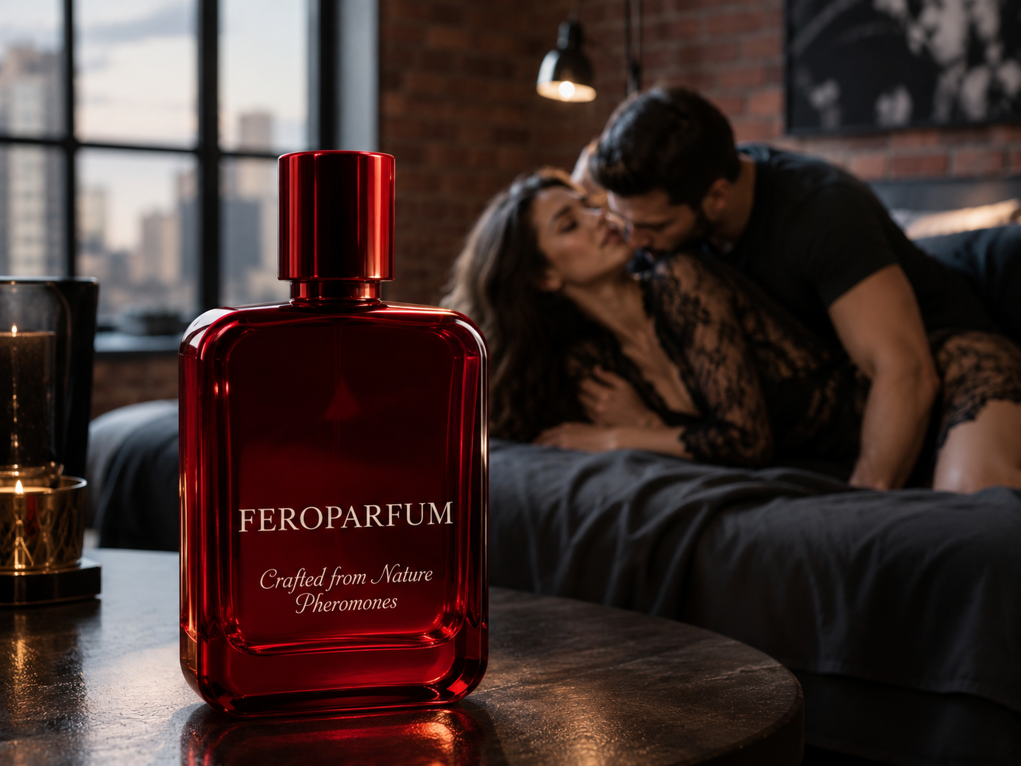 Духи з феромонами FEROPARFUME у червоному флаконі