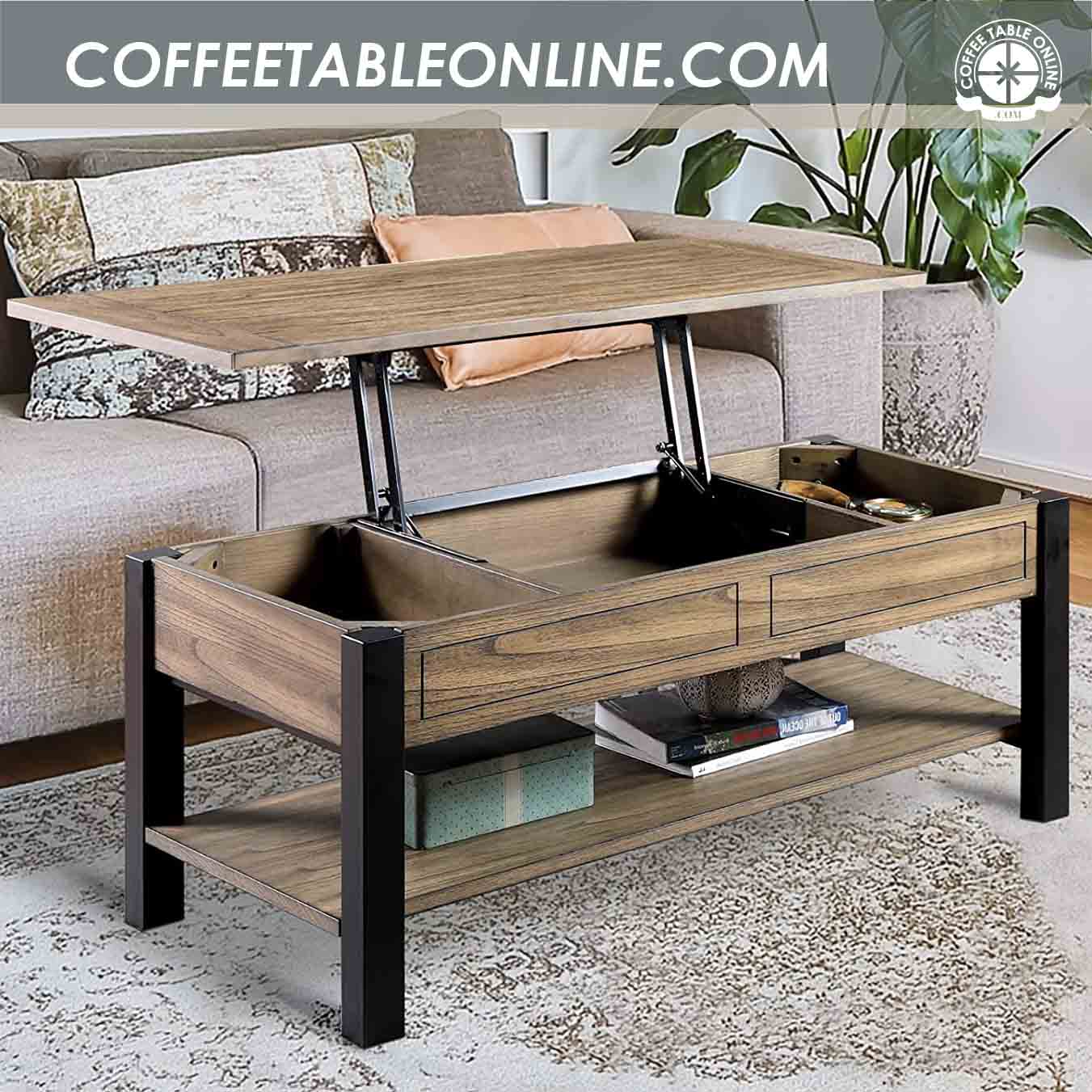 33 Lift Top Farmhouse Style Coffee Tables For 2023 How to Choose