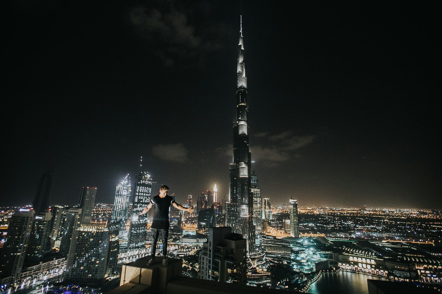 Dubai at night