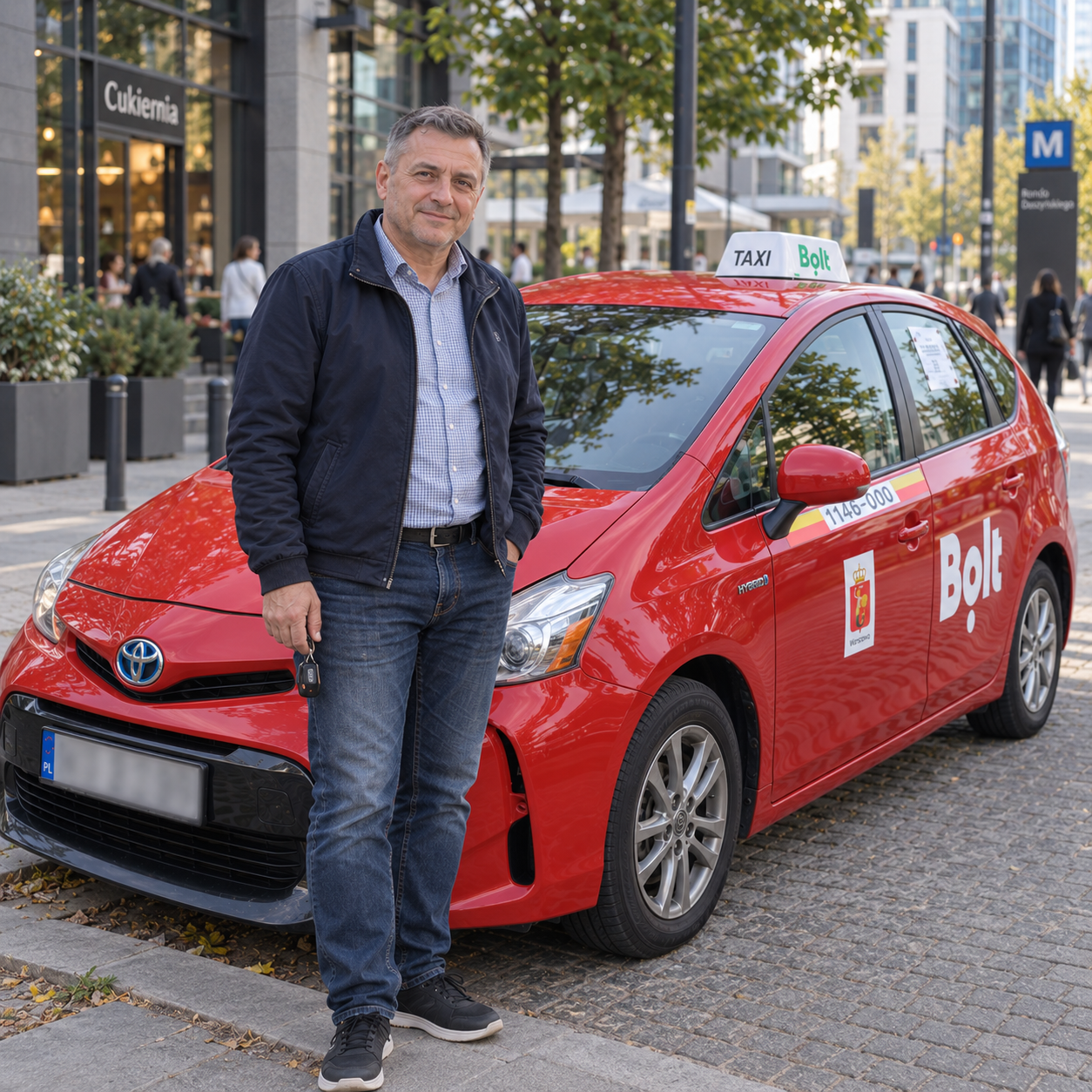 Виталий с автомобилем G CAR Partner