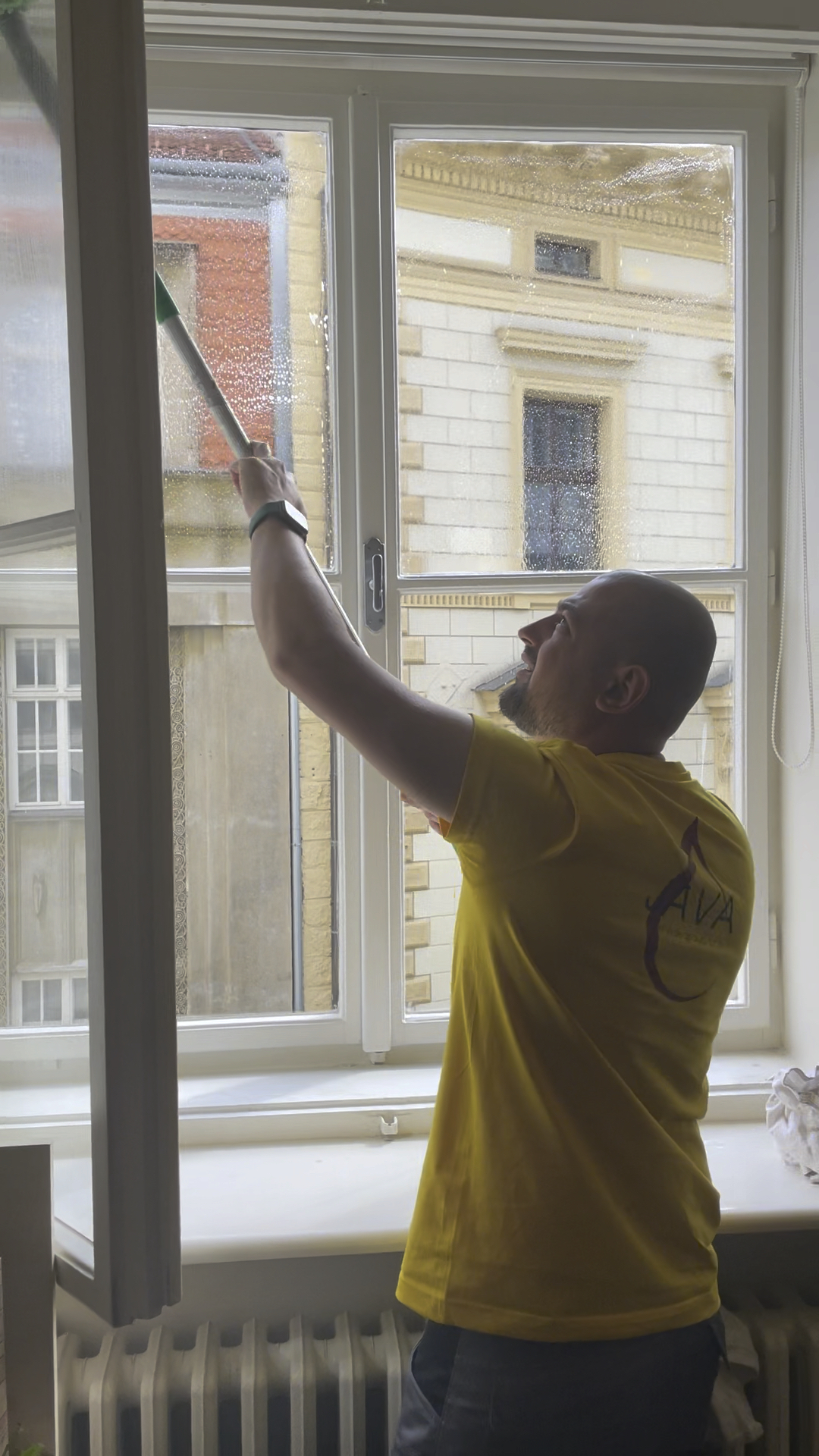 Knihovna Jiřího Mahena — úklid po rekonstrukci, Brno
