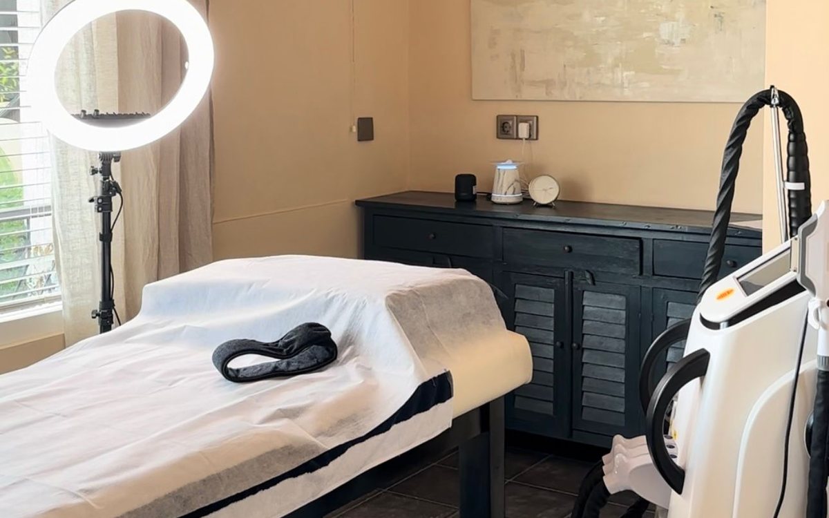 Spa corner at The Silk Road studio