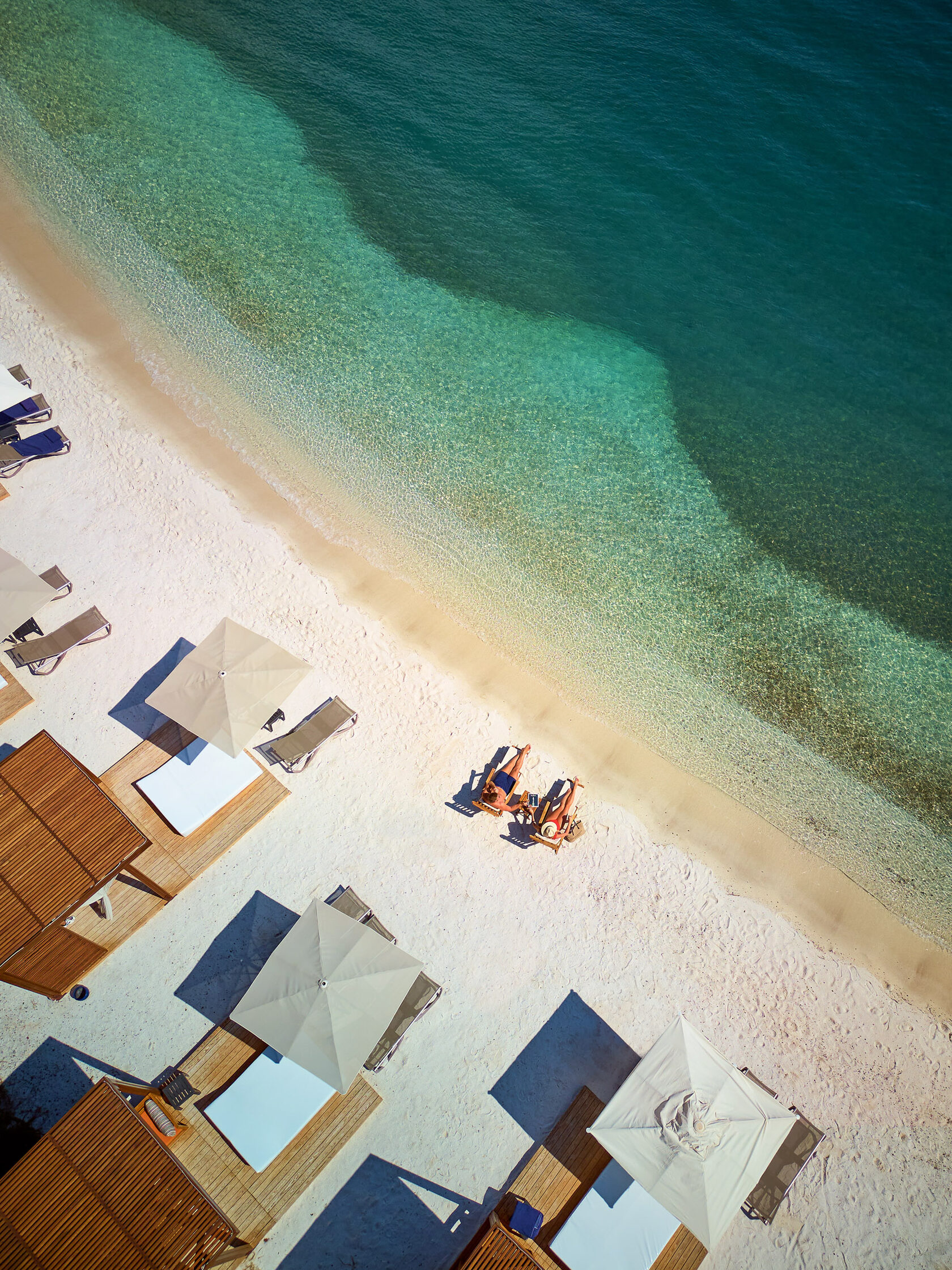 Türkiye sahilindeki Rixos Premium Göcek 5 yıldızlı otelin mimari çekimi