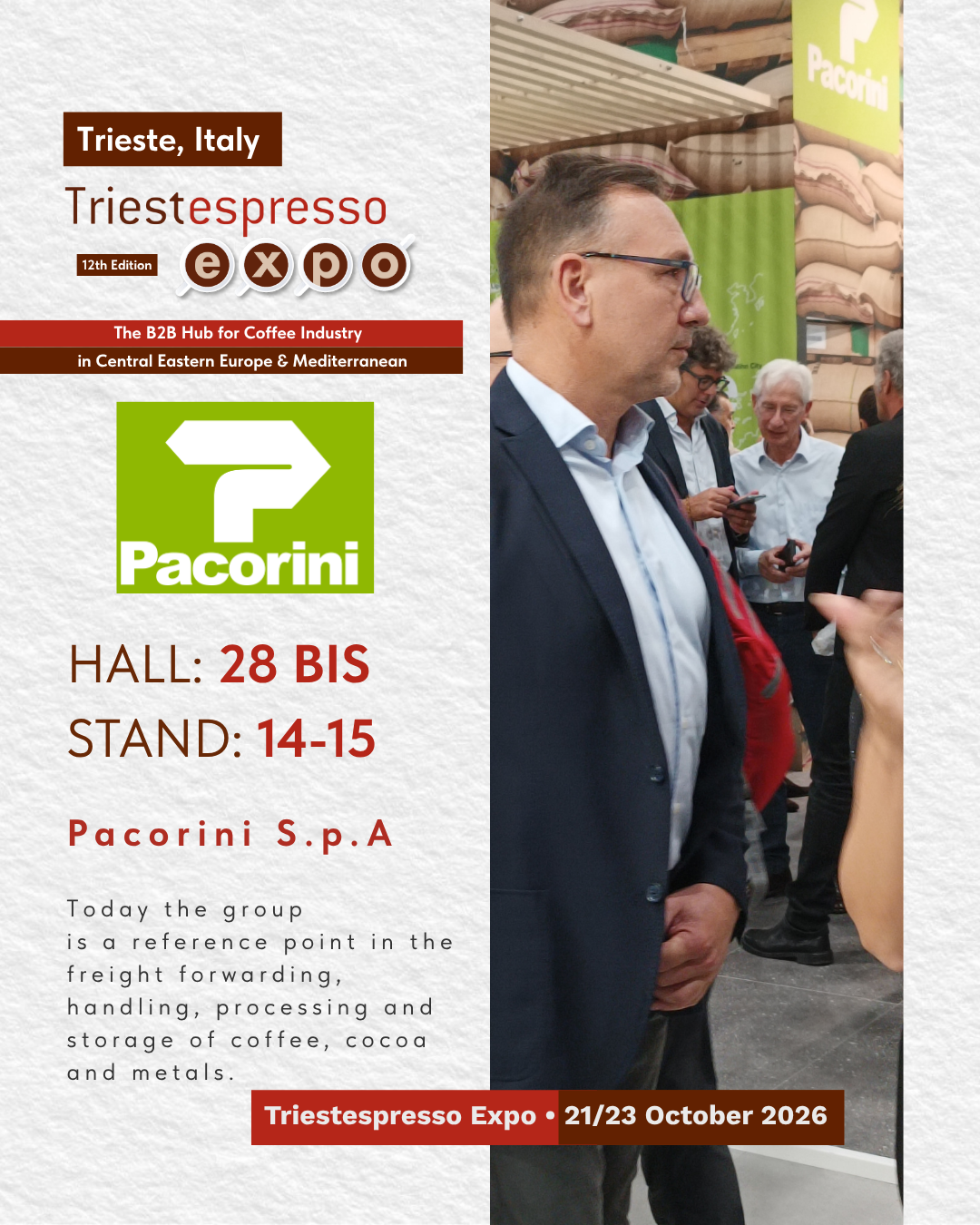 Pacorini - Stand Triestespresso Expo