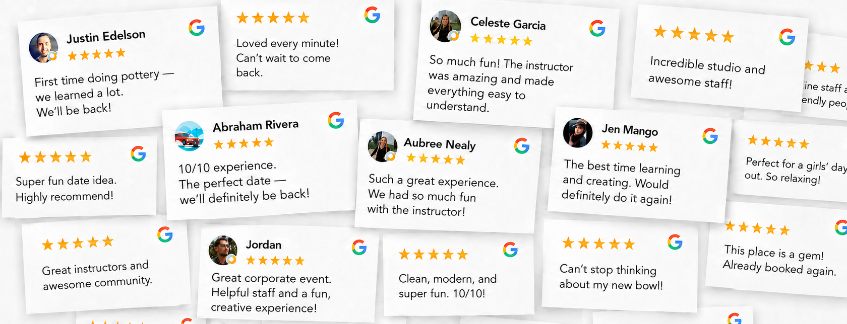 Reviews from Pottery Studio 1 guests