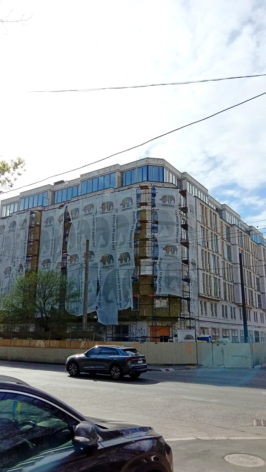 Финальные фасадные работы в доходном доме Salve