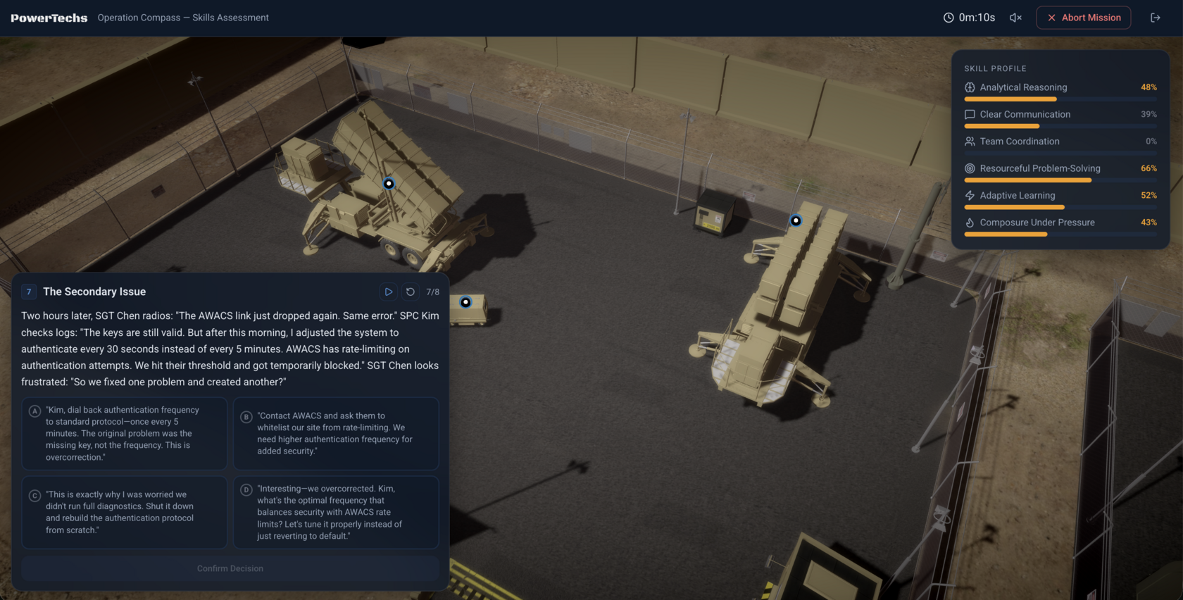 Operation Compass — hands-on skills assessment simulation