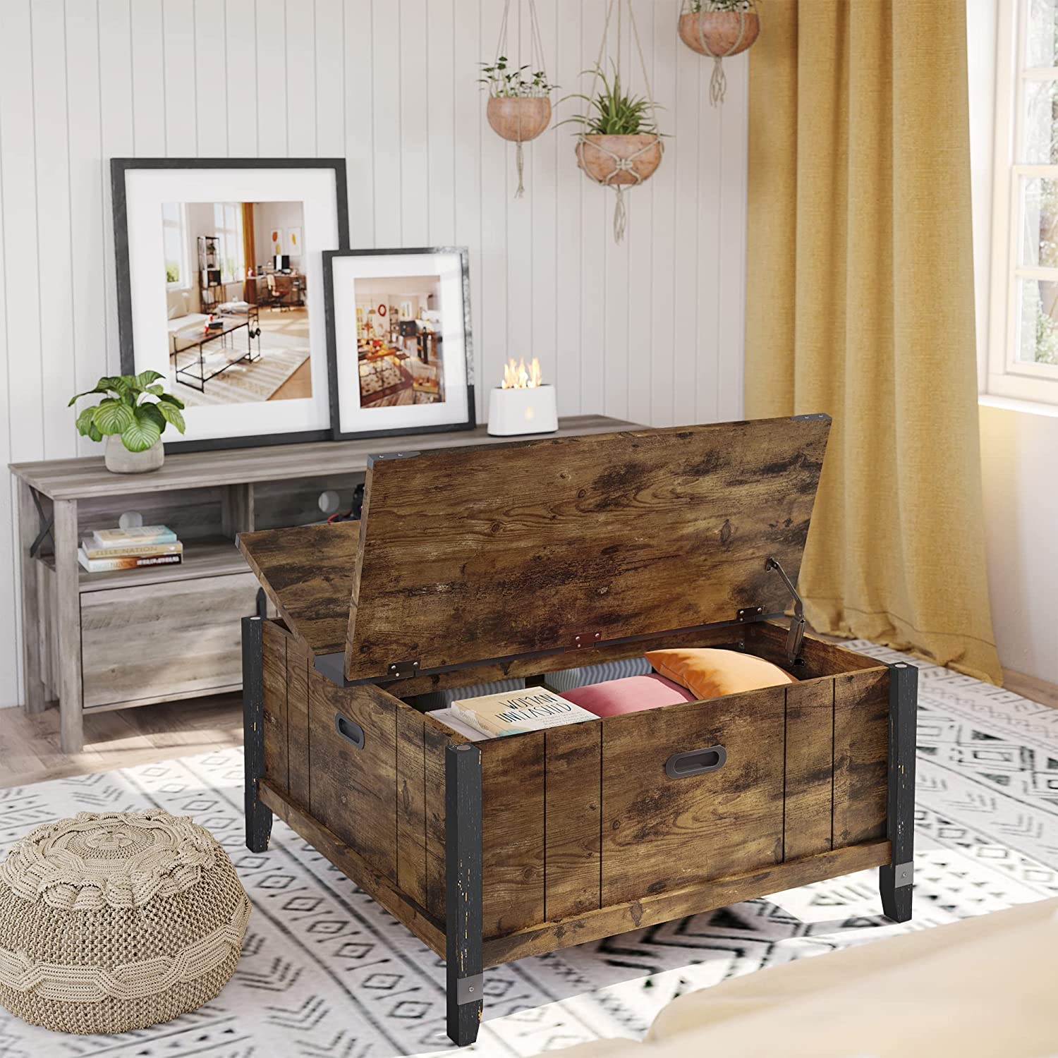 22 Square Coffee Tables with Storage Available On Market