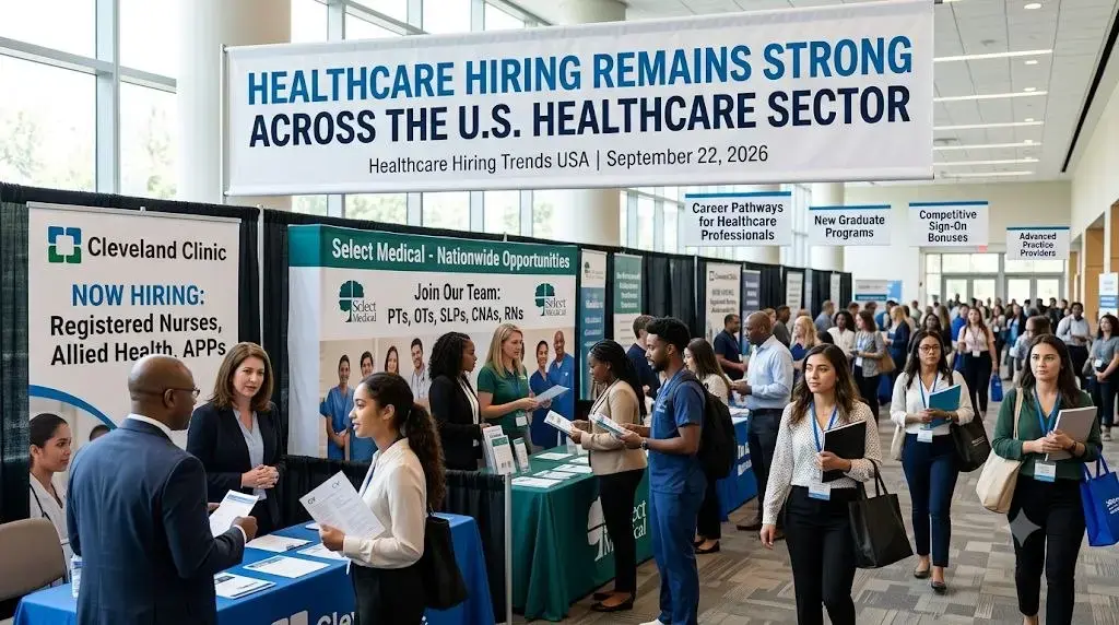 Healthcare Hiring Remains Strong Across the U.S. Healthcare Sector