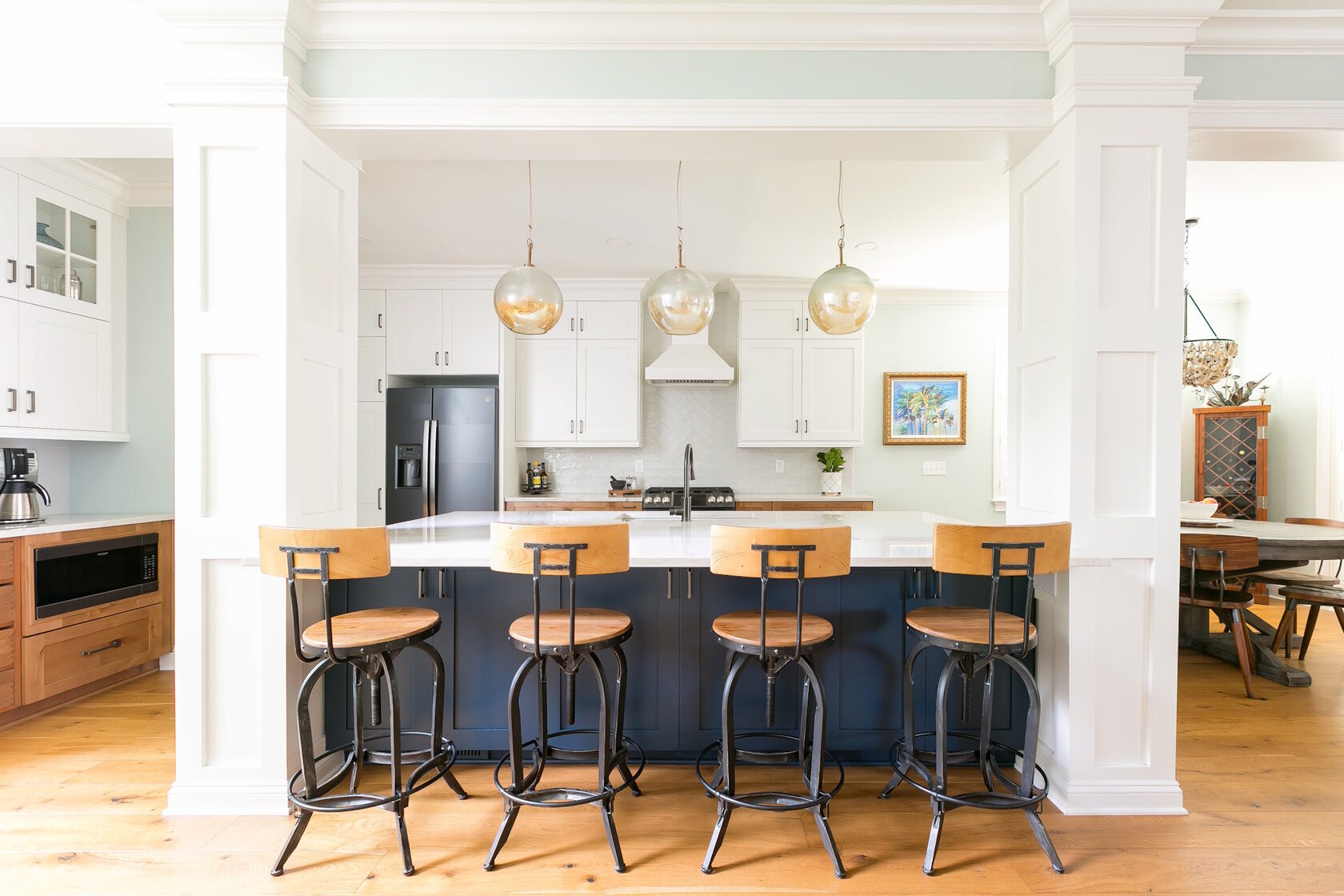 Fabrication and Installation of a Stone Countertop for Kitchen Island and Dining Area
