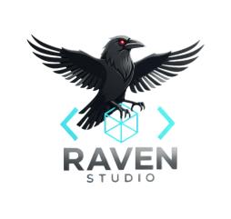 Логотип веб-студії Raven Studio