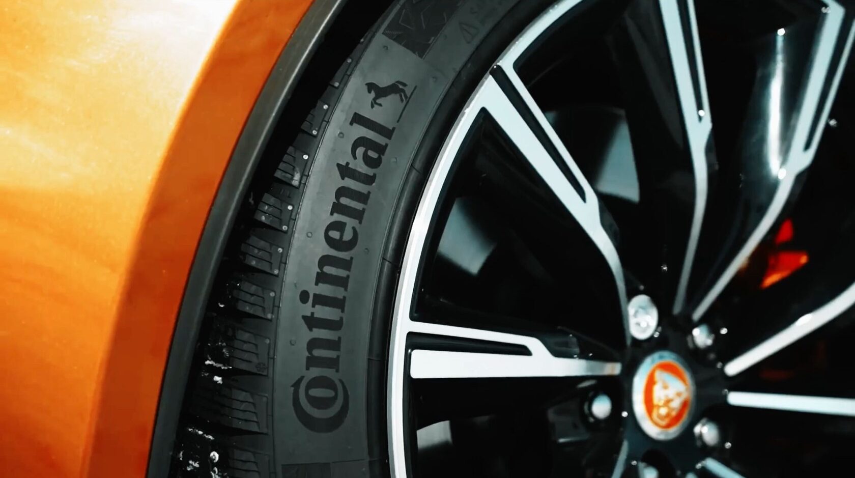 Continental tire close-up
