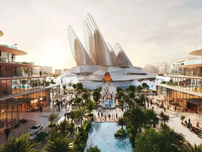 Aldar residences at Saadiyat Cultural District plaza, Abu Dhabi
