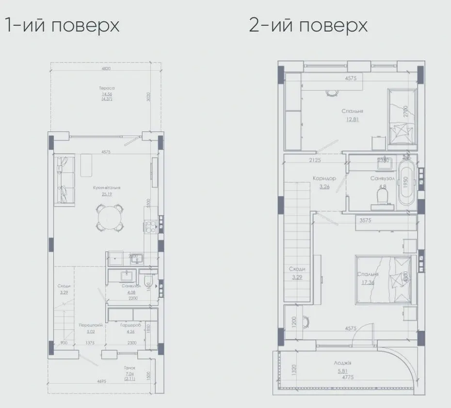 ONE CLUB VILLAGE — планировка таунхауса 3