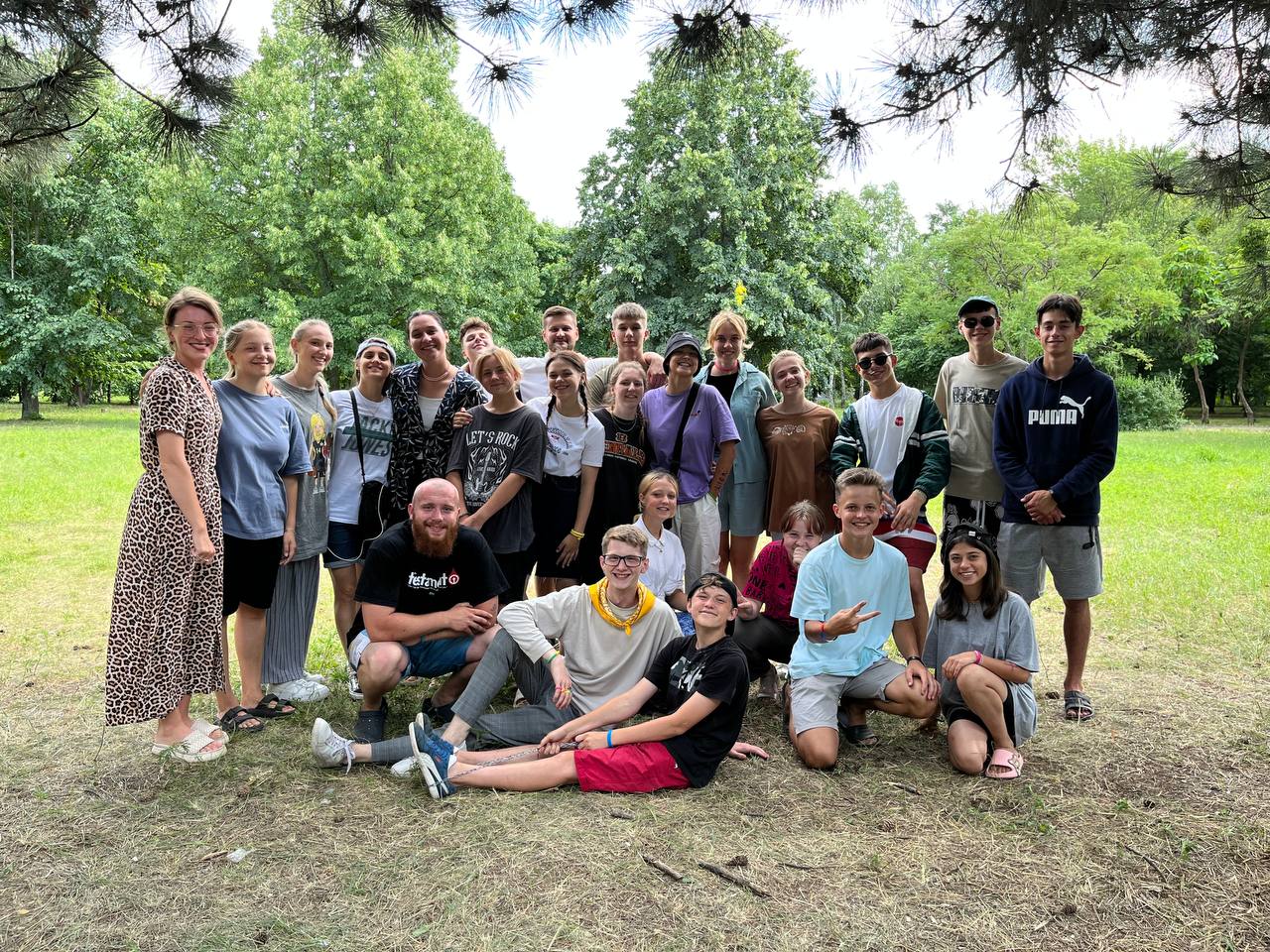Some of our camp leaders are teens who came to our missionary schools earlier this year. Its beautiful to see them now serving the Lord after God transformed their lives. 