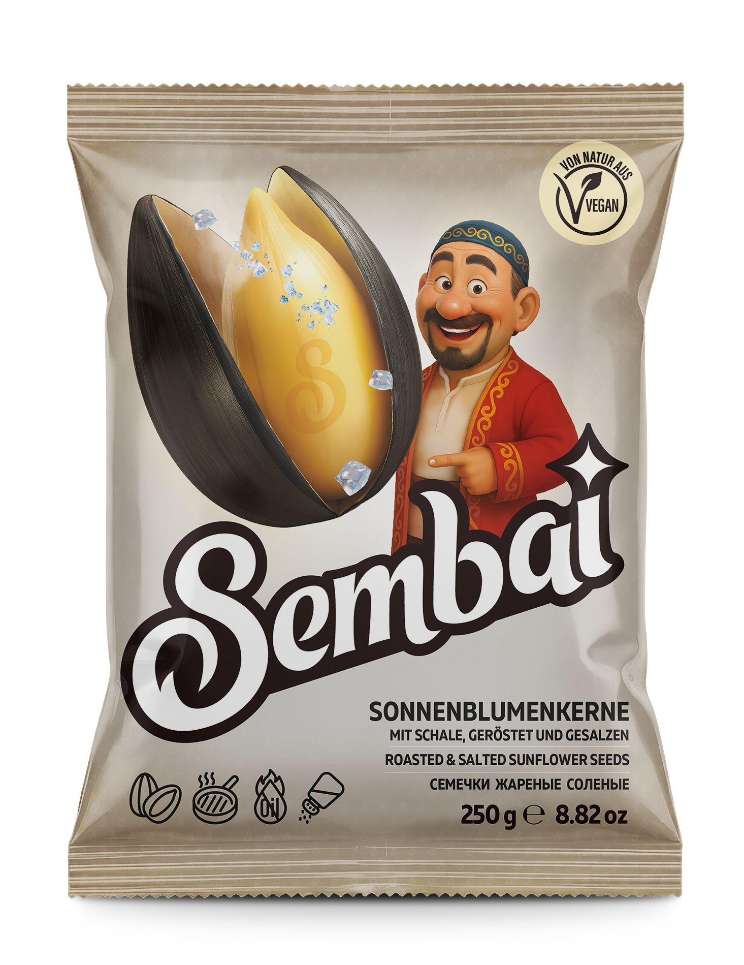 Sembai Verpackung Schwarz Gesalzen – Vorderseite