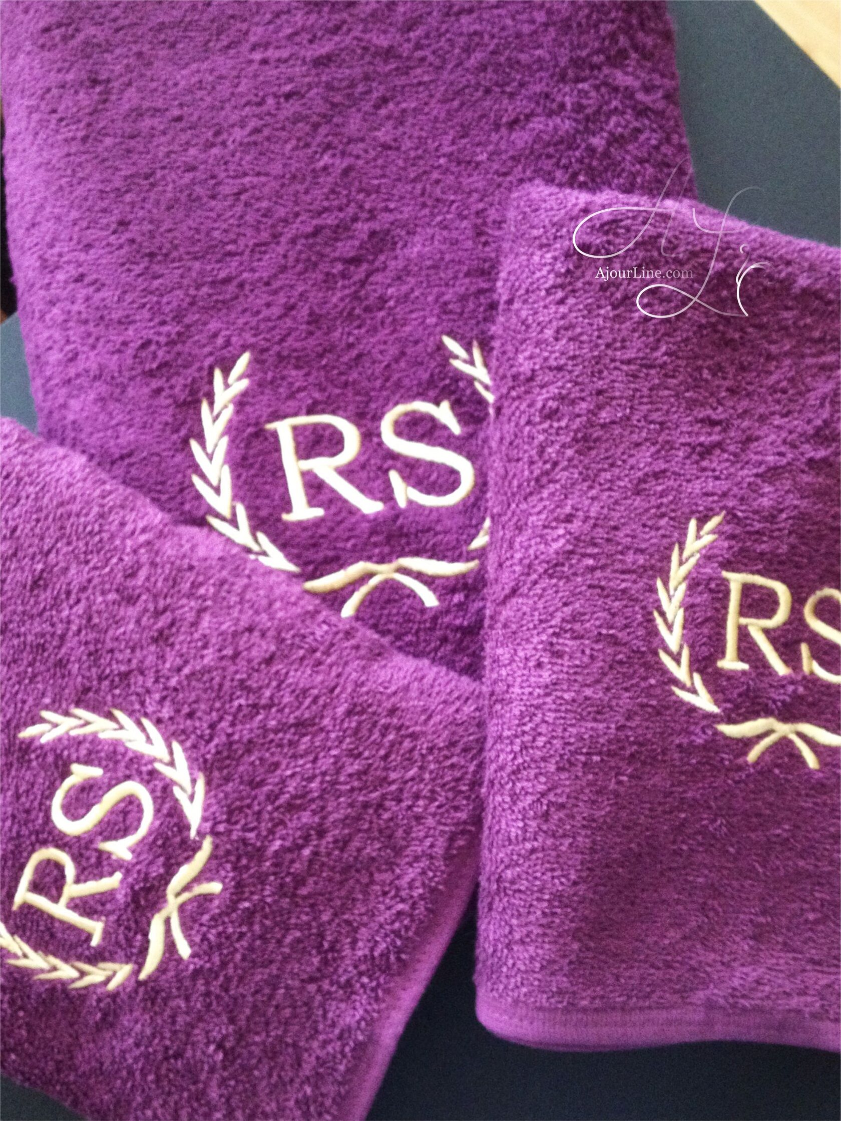 personalized towel gift — a practical and thoughtful present with custom embroidery, perfect for everyday use or special occasions. Handmade in Riga, Latvia. Worldwide shipping available.