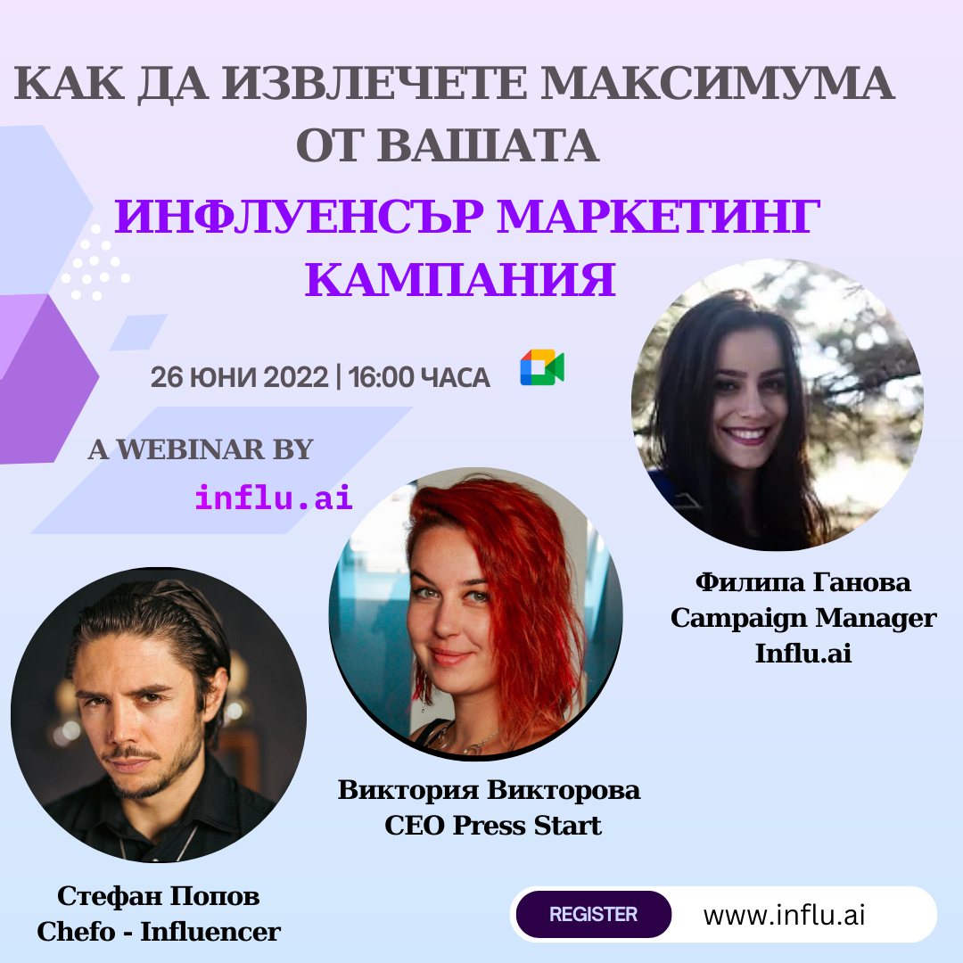 Как се прави инфлуенсър маркетинг кампания? | influ.ai