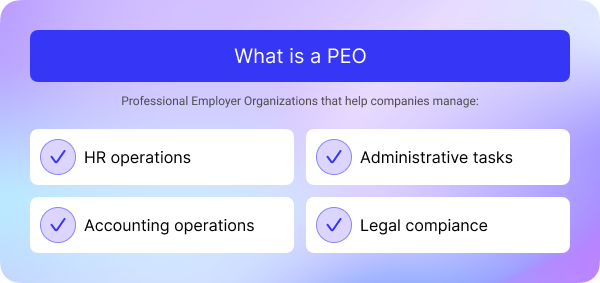 What is a PEO