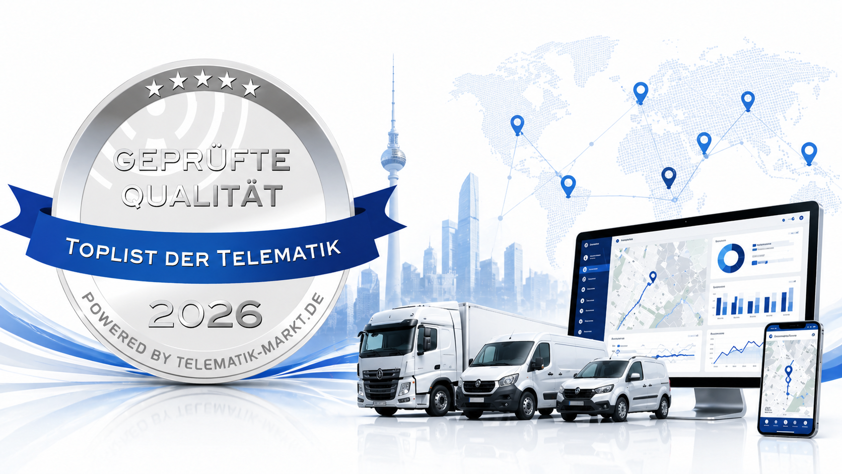 Technologiemesse in Berlin mit Fokus auf IoT, GPS-Tracking und Telematik