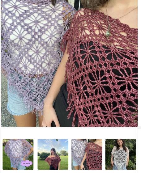 Kyra Poncho Crochet Pattern
