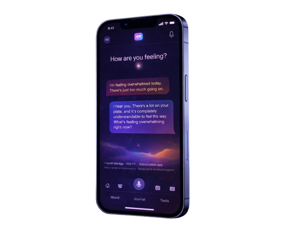 AI Psychologist 24/7 interface preview