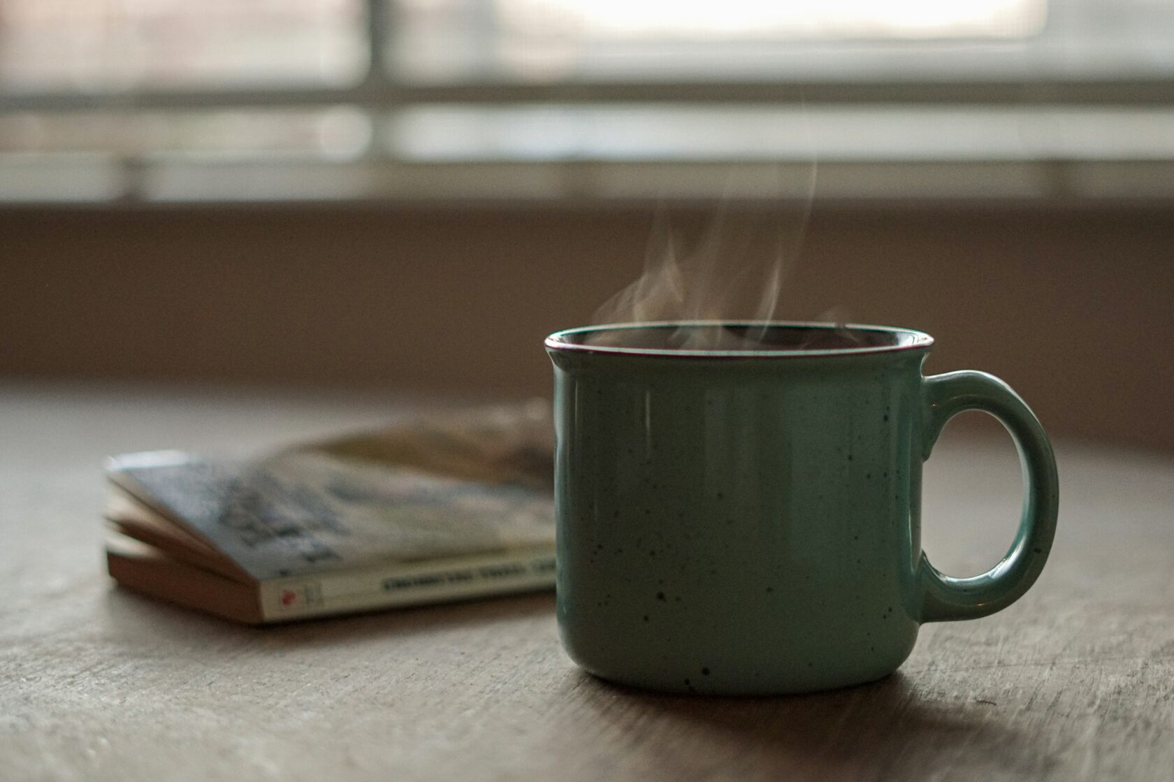 A cup of tea by a morning window