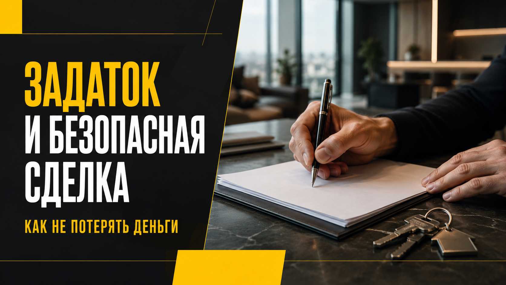 Задаток при покупке квартиры в Одессе — безопасная сделка