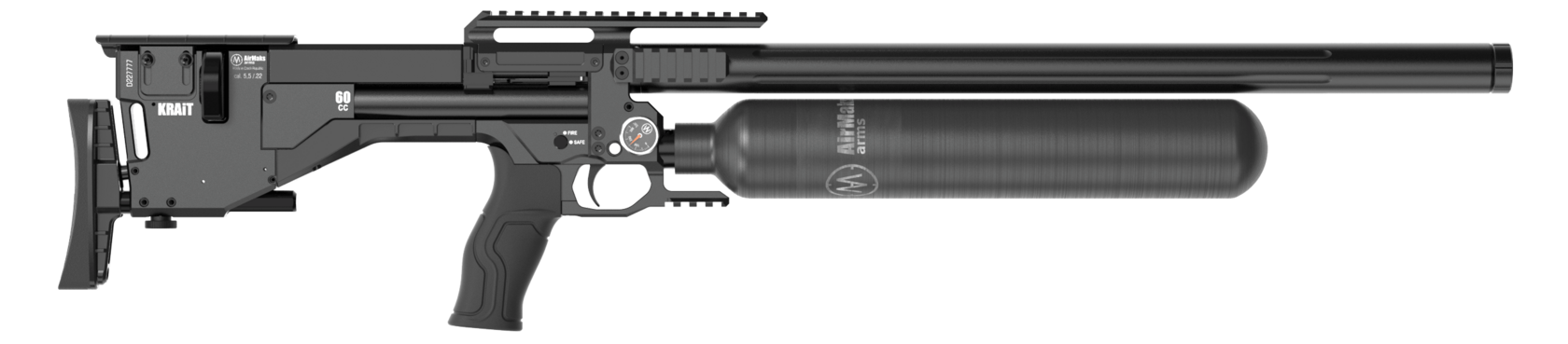 AirMaks Krait X HP Extra high power pcp riffle black color