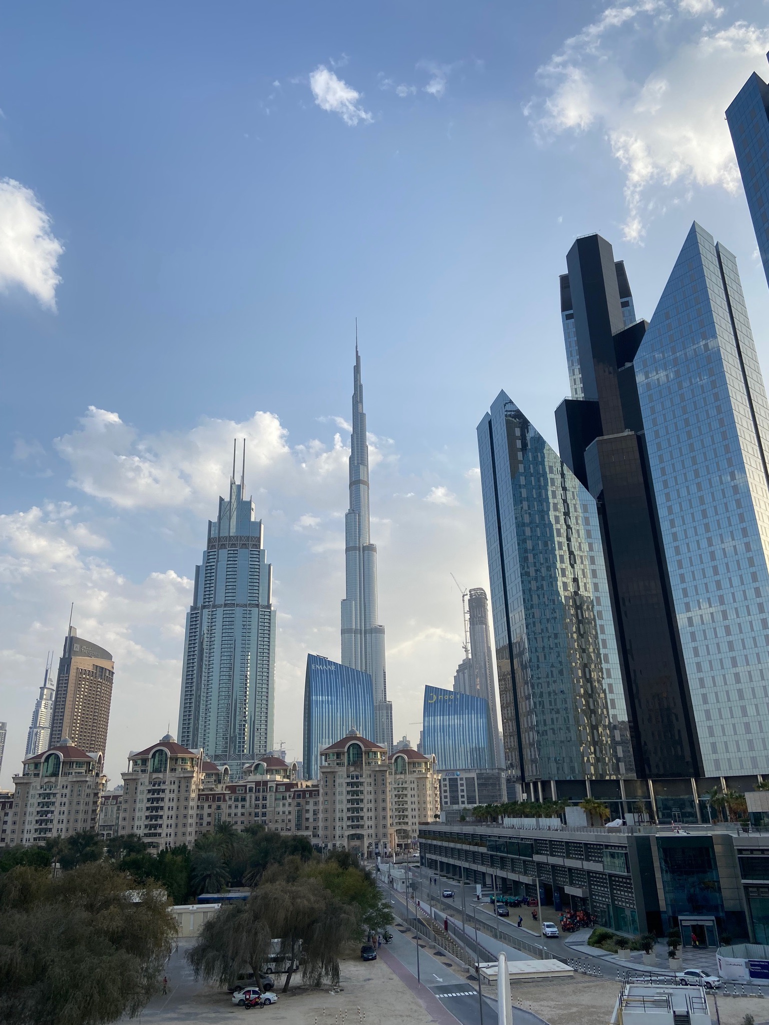 Business district skyline in Dubai, UAE