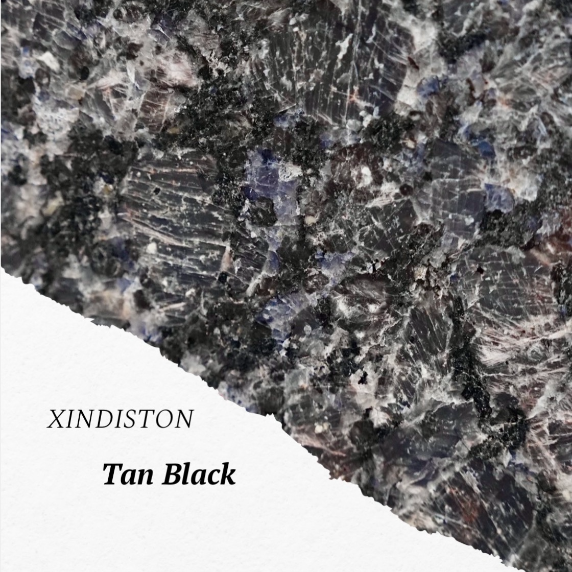 Индийский гранит Tan Black — фактура BNB Granite