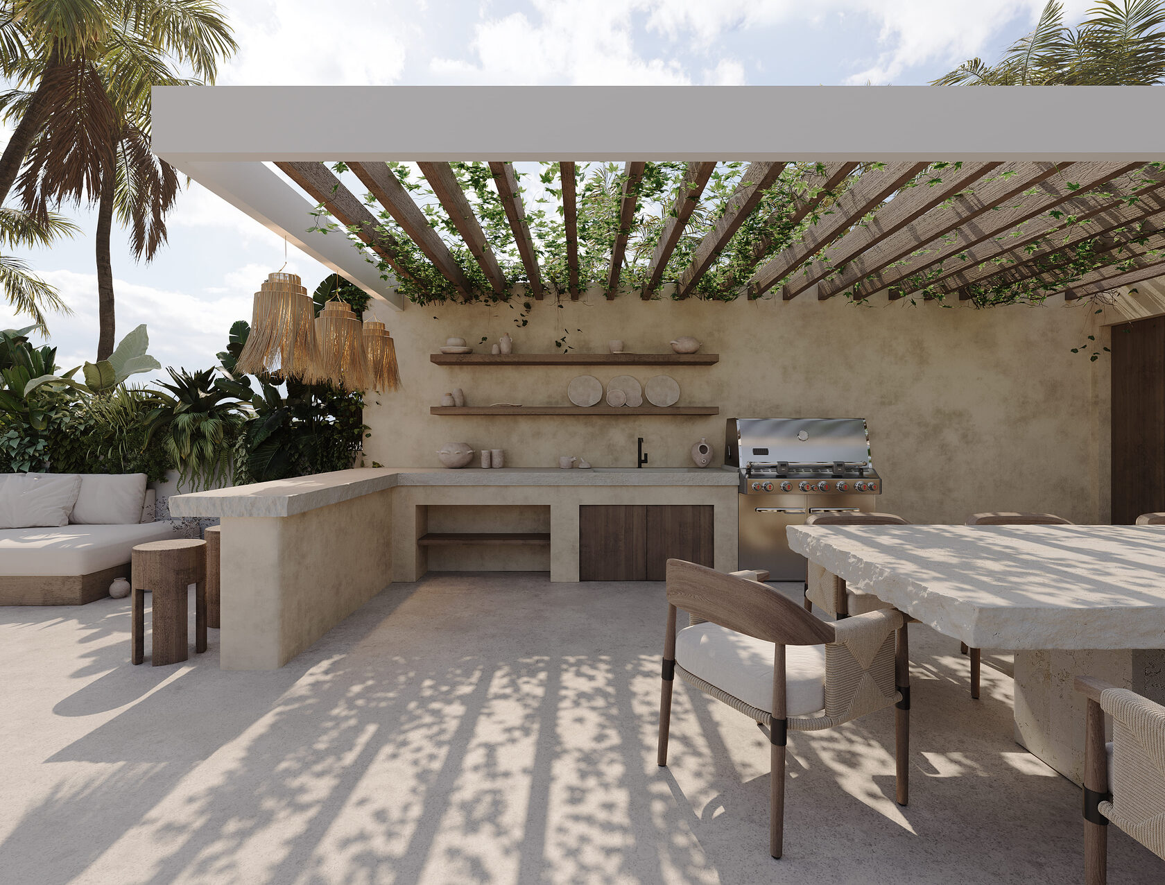 Miami Beach Villa interior detail 2