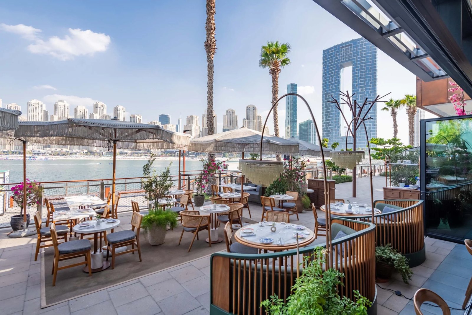 Miya Bluewaters — restaurant terrace