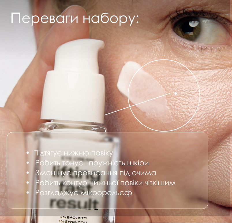 Набір для підтяжки нижньої повіки Lifting Fast Result Eye