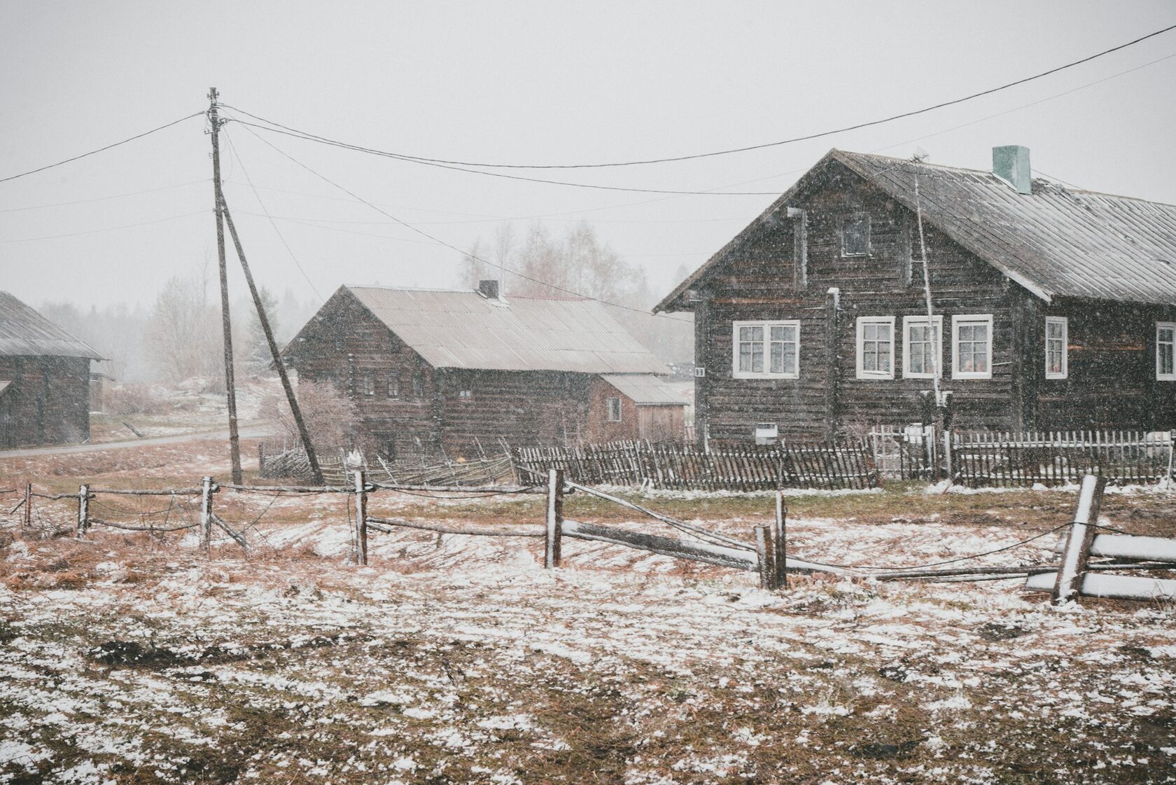 Traditional Russian village