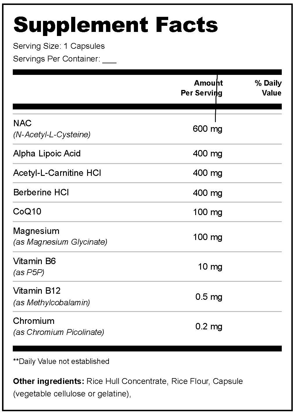 Supplement Facts
