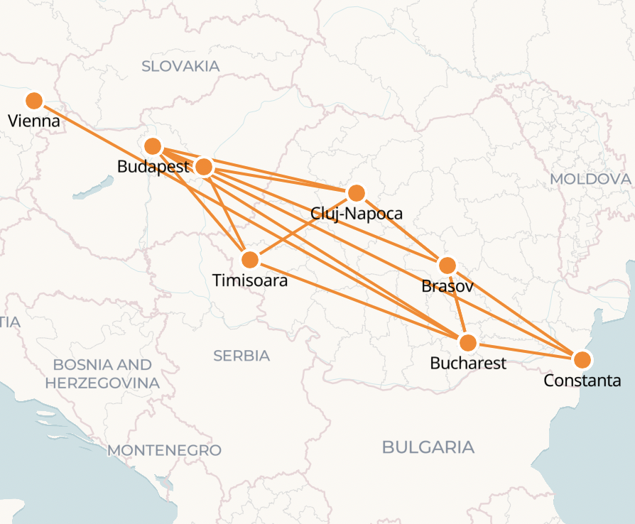 Romania Trains: Information, Ticket Prices & Map