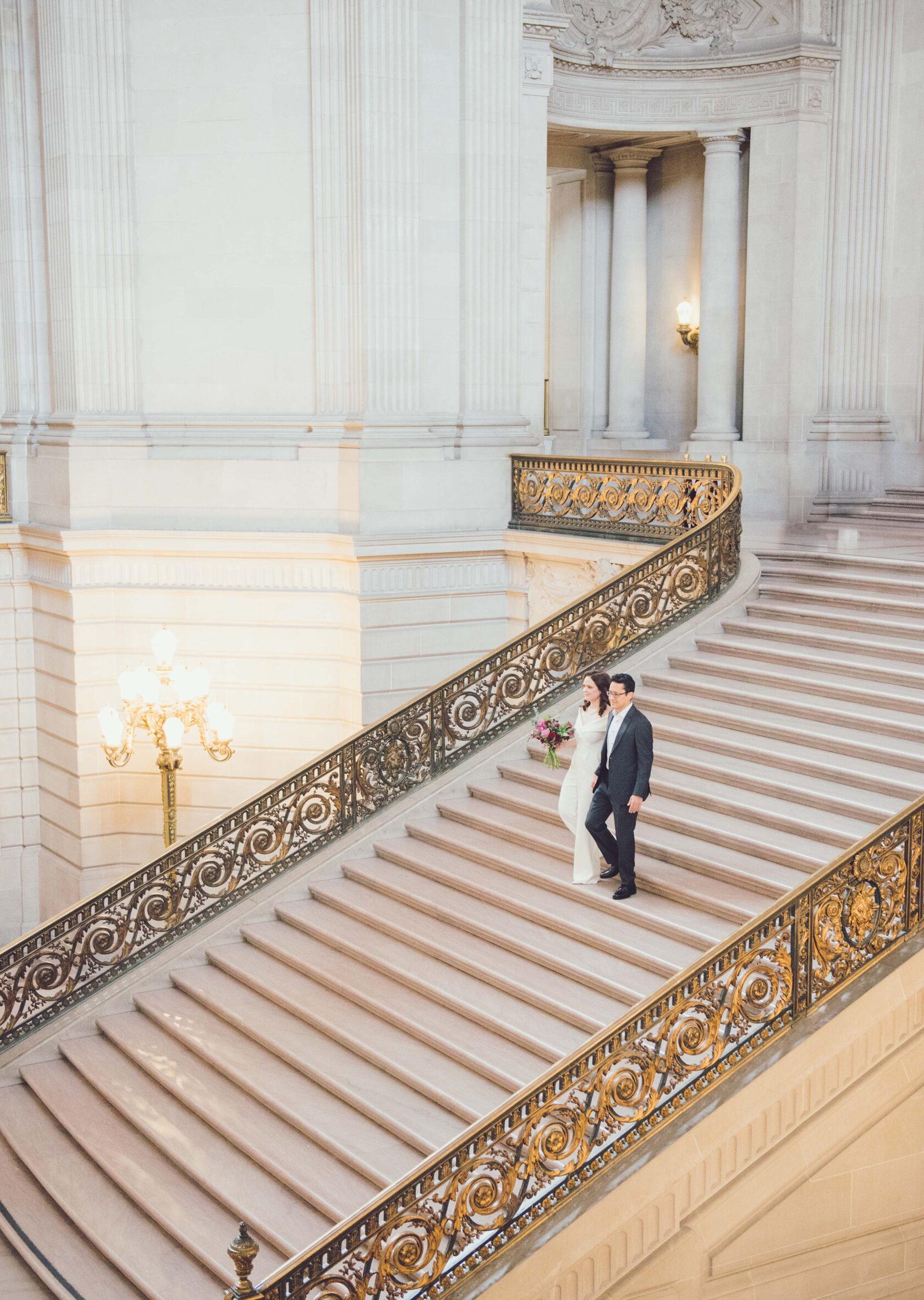 SF City Hall romantic portrait