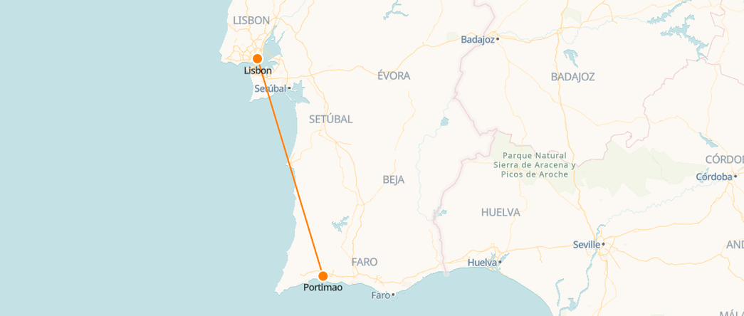 Portimao to Lisbon Train Tickets - Lp 