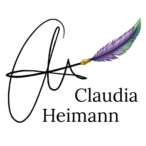 Logo Claudia Heimann – Autorin für Fantasy, Bücher &amp; digitale Kunst