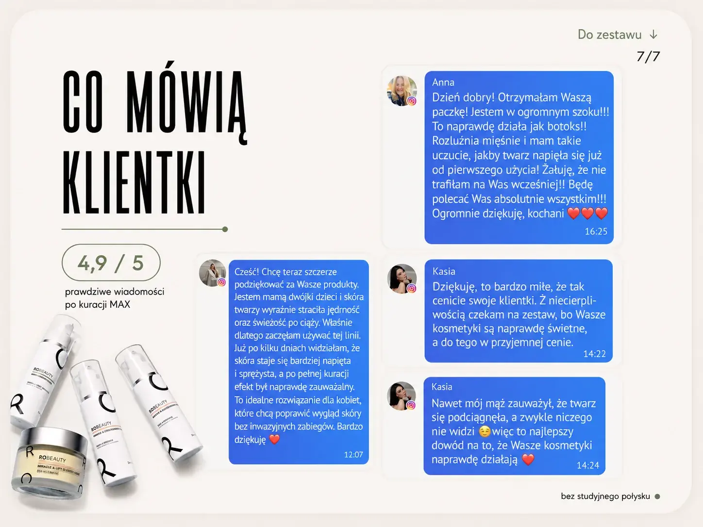 MAX lifting — opinie klientek 4,9/5