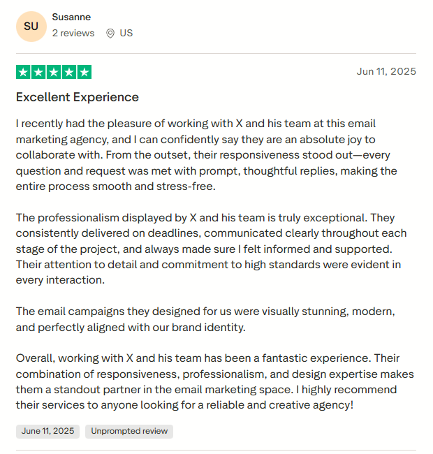 Trustpilot review 3