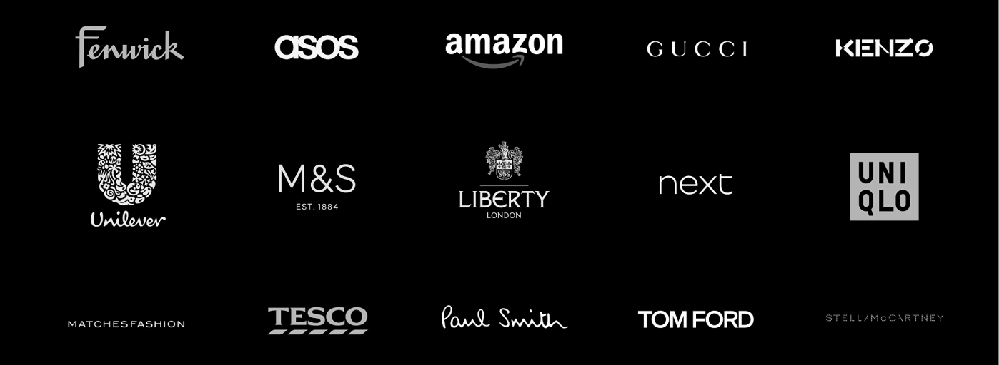 Fenwick, Belartes, GUCCI, Faberlic, CPM, M&S, Liberty, UNIQLO, Снежная Королева, farfa, Paul Smith, TOM FORD