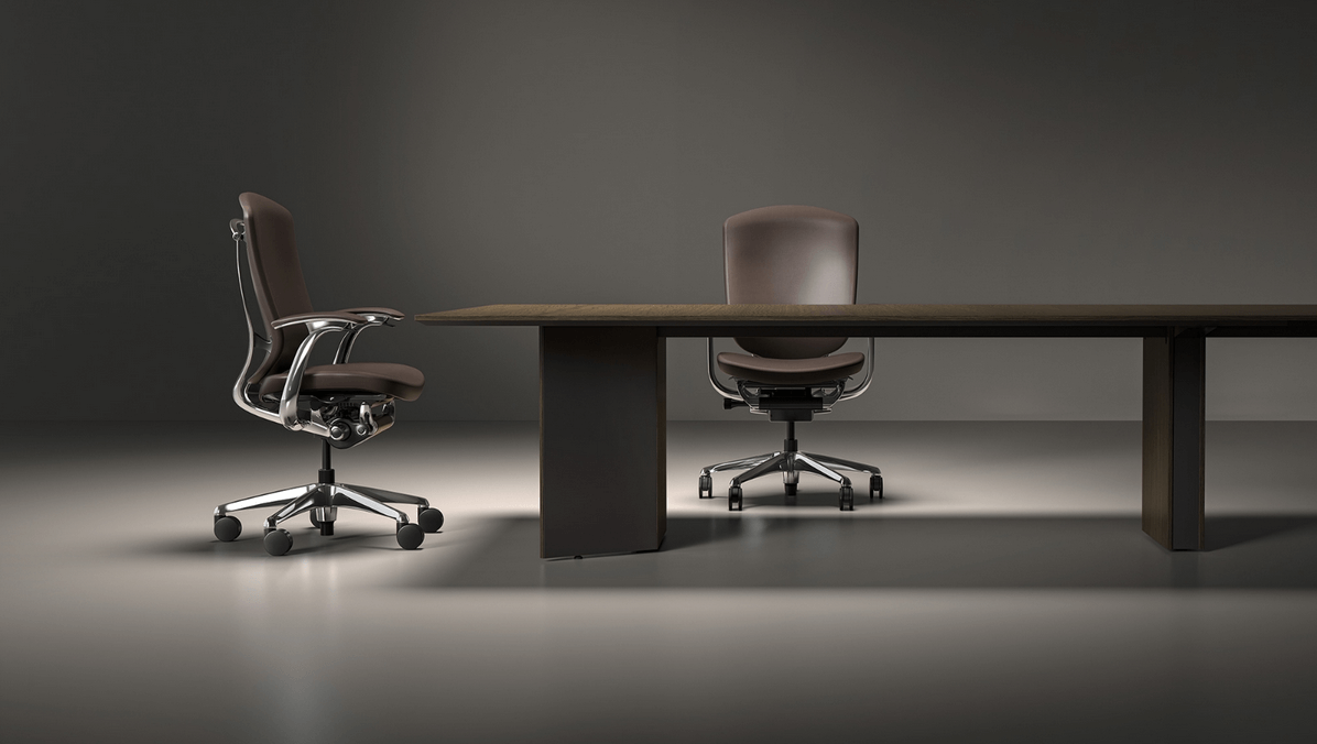 OKAMURA OCONTESSA SECONDA Leather Office Chairs