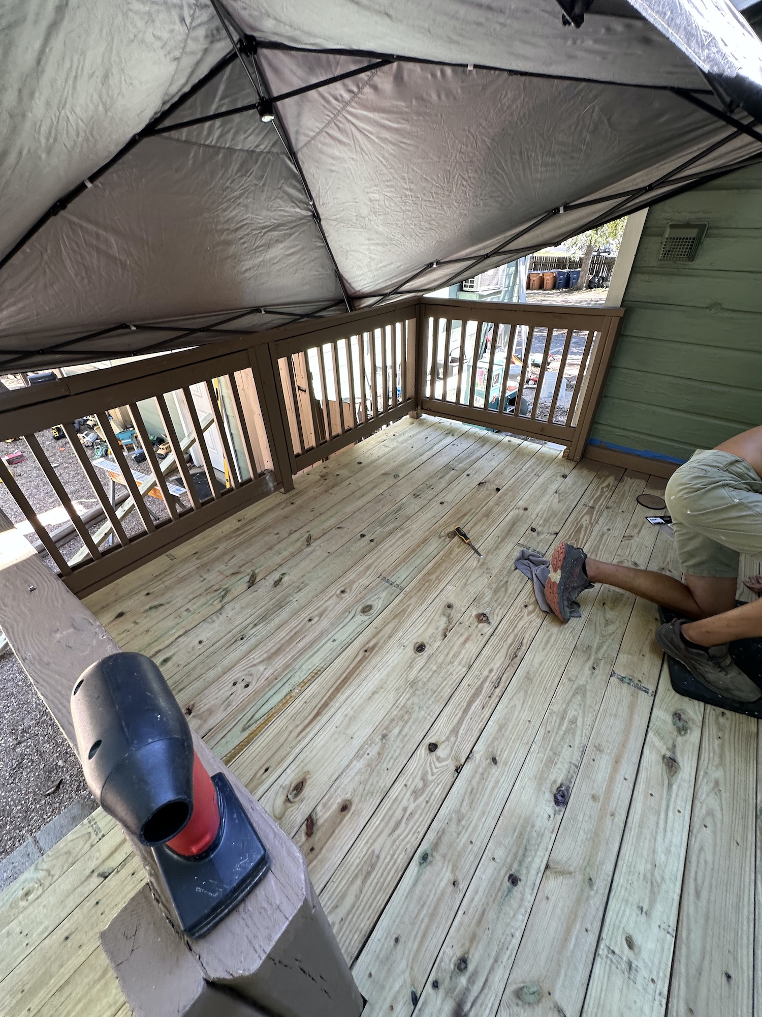 Porch and stair restoration Austin TX — process photo 18 of 23