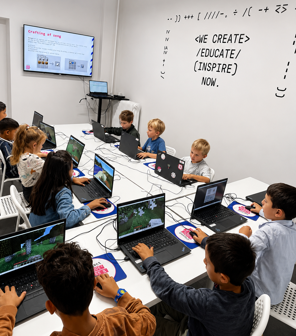 Impact Academies klasseværelse på Østerbro
