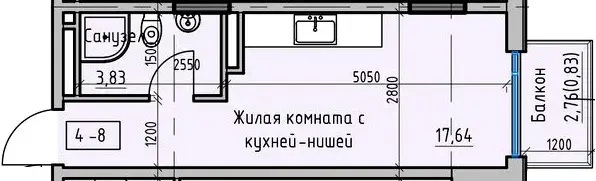 Студия в Пространстве на Донского — фото 1