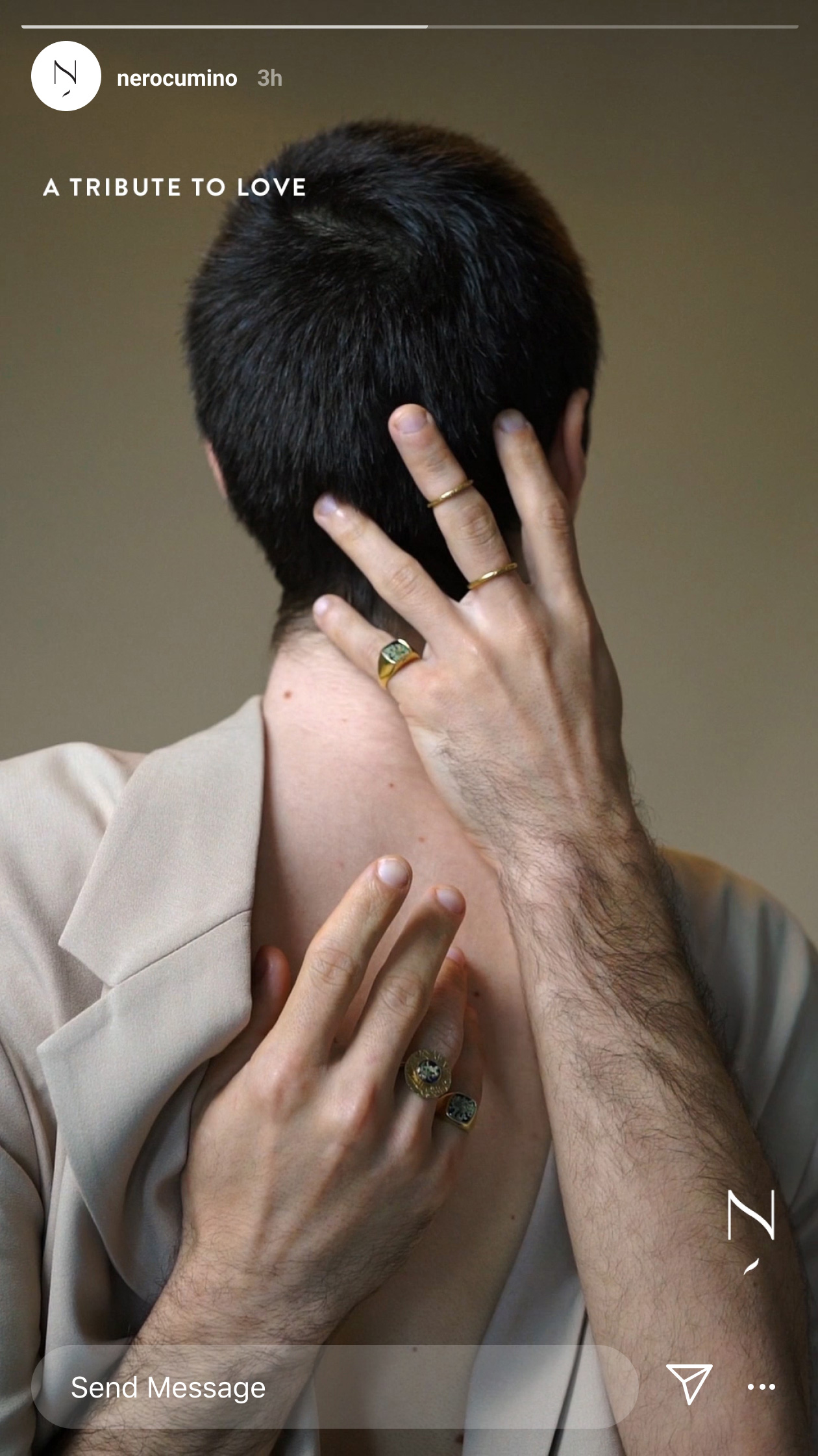 A series of visually engaging social media posts designed to showcase A Tribute to Love’s romantic aesthetic.