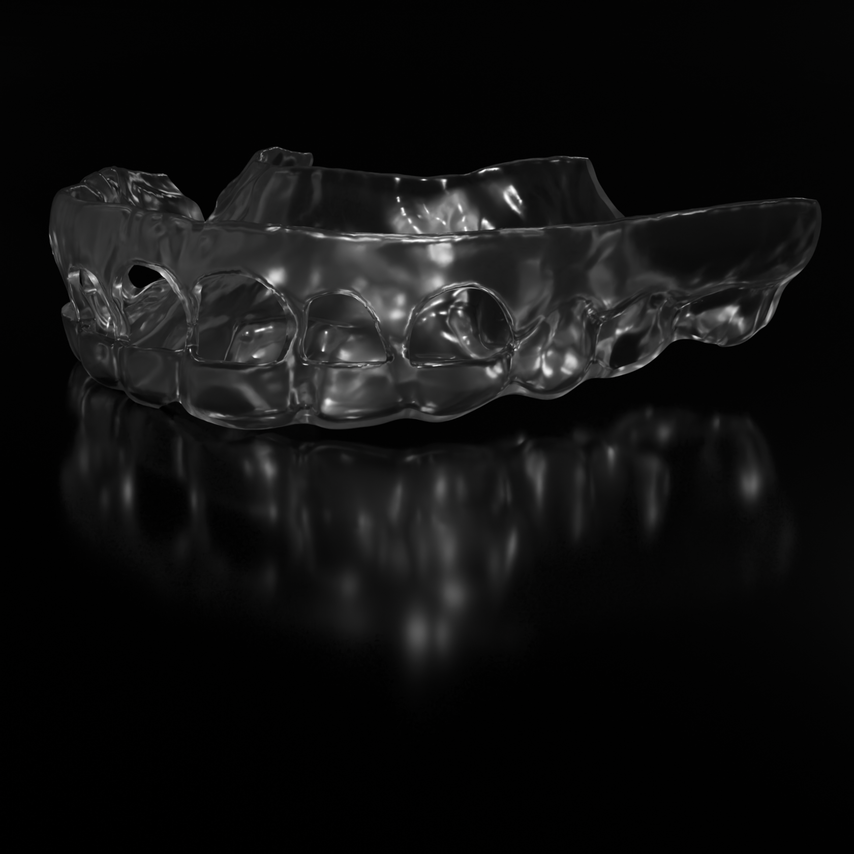 Gingivectomy surgical guide, surgical guide resin, surgical guide