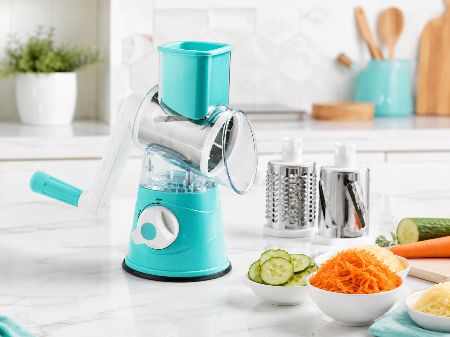 Kitchen Master Mini для натирання та нарізання продуктів